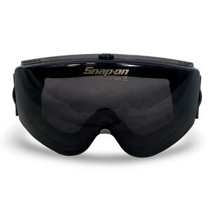 Snap-on Intimidator II Uvex Stealth Safety Goggles Black Gray Smoked Lens USA